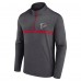 Atlanta Falcons Fanatics Charcoal Head-to-Head Quarter-Zip Pullover