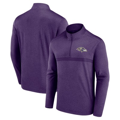 Baltimore Ravens Fanatics Purple Head-to-Head Quarter-Zip Pullover