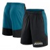 Jacksonville Jaguars Fanatics Black/Teal Launch Shorts