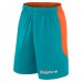 Шорты Miami Dolphins Fanatics Aqua/Orange Launch