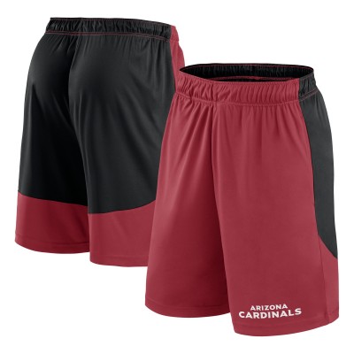 Arizona Cardinals Fanatics Cardinal/Black Launch Shorts