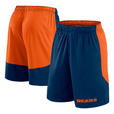 Шорты Chicago Bears Fanatics Navy/Orange Launch