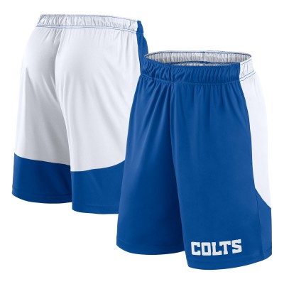 Indianapolis Colts Fanatics Royal/White Launch Shorts