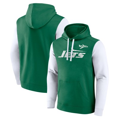 New York Jets Fanatics Kelly Green Fleece Pullover Hoodie