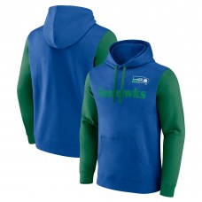 Seattle Seahawks Fanatics Royal Fleece Pullover Hoodie