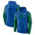 Seattle Seahawks Fanatics Royal Fleece Pullover Hoodie