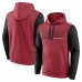 Arizona Cardinals Fanatics Cardinal/Black Outline Pullover Hoodie