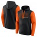 Cincinnati Bengals Fanatics Black/Orange Outline Pullover Hoodie
