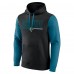Jacksonville Jaguars Fanatics Black/Teal Outline Pullover Hoodie