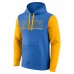 Los Angeles Chargers Fanatics Powder Blue/Gold Outline Pullover Hoodie