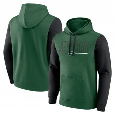 New York Jets Fanatics Green/Black Outline Pullover Hoodie New York Jets Fanatics Green/Black Outline Pullover Hoodie
