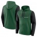 New York Jets Fanatics Green/Black Outline Pullover Hoodie New York Jets Fanatics Green/Black Outline Pullover Hoodie