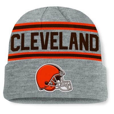Cleveland Browns Fanatics Heather Gray Luna Rock Cuffed Knit Hat