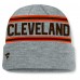 Cleveland Browns Fanatics Heather Gray Luna Rock Cuffed Knit Hat