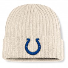 Indianapolis Colts Fanatics Oatmeal Bleached Cuffed Knit Hat Indianapolis Colts Fanatics Oatmeal Bleached Cuffed Knit Hat