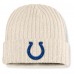 Indianapolis Colts Fanatics Oatmeal Bleached Cuffed Knit Hat