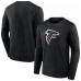Футболка с длинным рукавом Atlanta Falcons Black Primary Logo