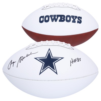Мяч американского футбола NFL Roger Staubach Dallas Cowboys Autographed Authentic Franklin with HOF 85 Inscription
