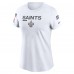 Футболка Женская New Orleans Saints Nike White 2024 Salute To Service Legend Performance