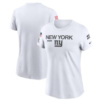 Футболка Женская New York Giants Nike White 2024 Salute To Service Legend Performance