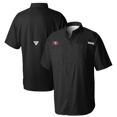 Рубашка San Francisco 49ers Columbia PFG Tamiami II Omni-Shade - Black