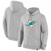 Толстовка Miami Dolphins Fanatics Heather Gray Legacy Fleece