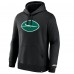 New York Jets Fanatics Black Legacy Fleece Pullover Hoodie
