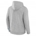 Толстовка Detroit Lions Fanatics Heather Gray Legacy Fleece