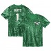 Подростковая Girls Philadelphia Eagles Jalen Hurts Kelly Green Sequin V-Neck Fashion Jersey