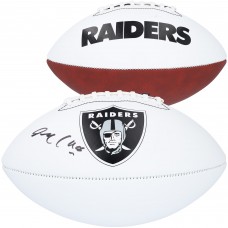 Maxx Crosby Las Vegas Raiders Autographed Fanatics Authentic Franklin White Panel Football