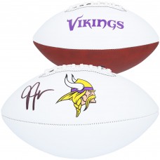 Justin Jefferson Minnesota Vikings Autographed Fanatics Authentic Franklin White Panel Football