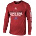 Футболка с длинным рукавом Kansas City Chiefs Majestic Threads Super Bowl LVIII Champions Tri-Blend Hit - Red