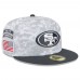 Бейсболка San Francisco 49ers New Era 2024 Salute To Service 59FIFTY - Arctic Camo/Graphite