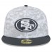 Бейсболка San Francisco 49ers New Era 2024 Salute To Service 59FIFTY - Arctic Camo/Graphite