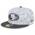 Бейсболка San Francisco 49ers New Era 2024 Salute To Service 59FIFTY - Arctic Camo/Graphite
