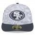 Бейсболка San Francisco 49ers New Era 2024 Salute To Service Low Profile 59FIFTY - Arctic Camo/Graphite