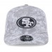 Бейсболка San Francisco 49ers New Era 2024 Salute To Service Digital Camo 9SEVENTY - White
