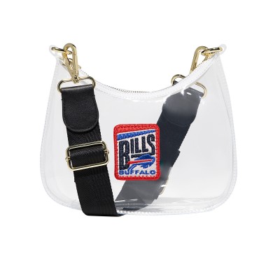Buffalo Bills Stoney Clover Lane Clear Curved Crossbody