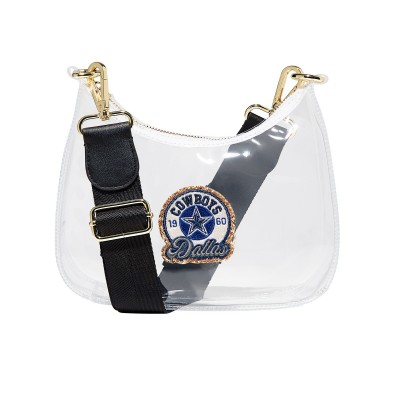 Dallas Cowboys Stoney Clover Lane Clear Curved Crossbody