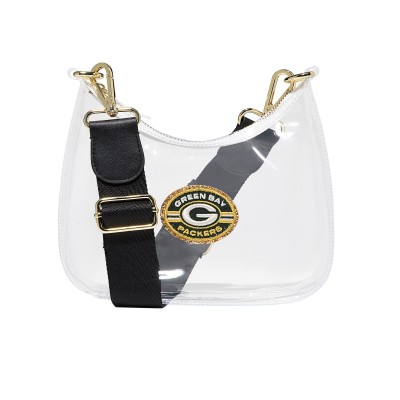Green Bay Packers Stoney Clover Lane Clear Curved Crossbody