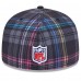 Бейсболка Jacksonville Jaguars New Era 2024 NFL Crucial Catch Plaid 59FIFTY - Black
