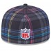 Бейсболка Tampa Bay Buccaneers New Era 2024 NFL Crucial Catch Plaid 59FIFTY - Black