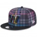Бейсболка Washington Commanders New Era 2024 NFL Crucial Catch Plaid 9FIFTY - Black