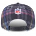 Бейсболка Washington Commanders New Era 2024 NFL Crucial Catch Plaid 9FIFTY - Black