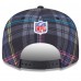 Бейсболка New York Jets New Era 2024 NFL Crucial Catch Plaid 9FIFTY - Black