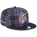 Бейсболка New Era 2024 NFL Crucial Catch Plaid 9FIFTY - Black