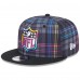 Бейсболка New Era 2024 NFL Crucial Catch Plaid 9FIFTY - Black