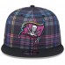 Бейсболка Tampa Bay Buccaneers New Era 2024 NFL Crucial Catch Plaid 9FIFTY - Black