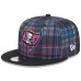 Бейсболка Tampa Bay Buccaneers New Era 2024 NFL Crucial Catch Plaid 9FIFTY - Black