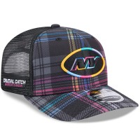 Бейсболка New York Jets New Era 2024 NFL Crucial Catch Plaid 9SEVENTY - Black